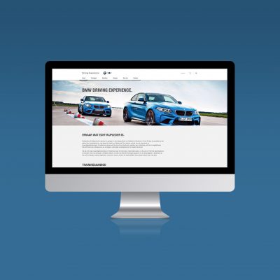 BMW Driving Experience website